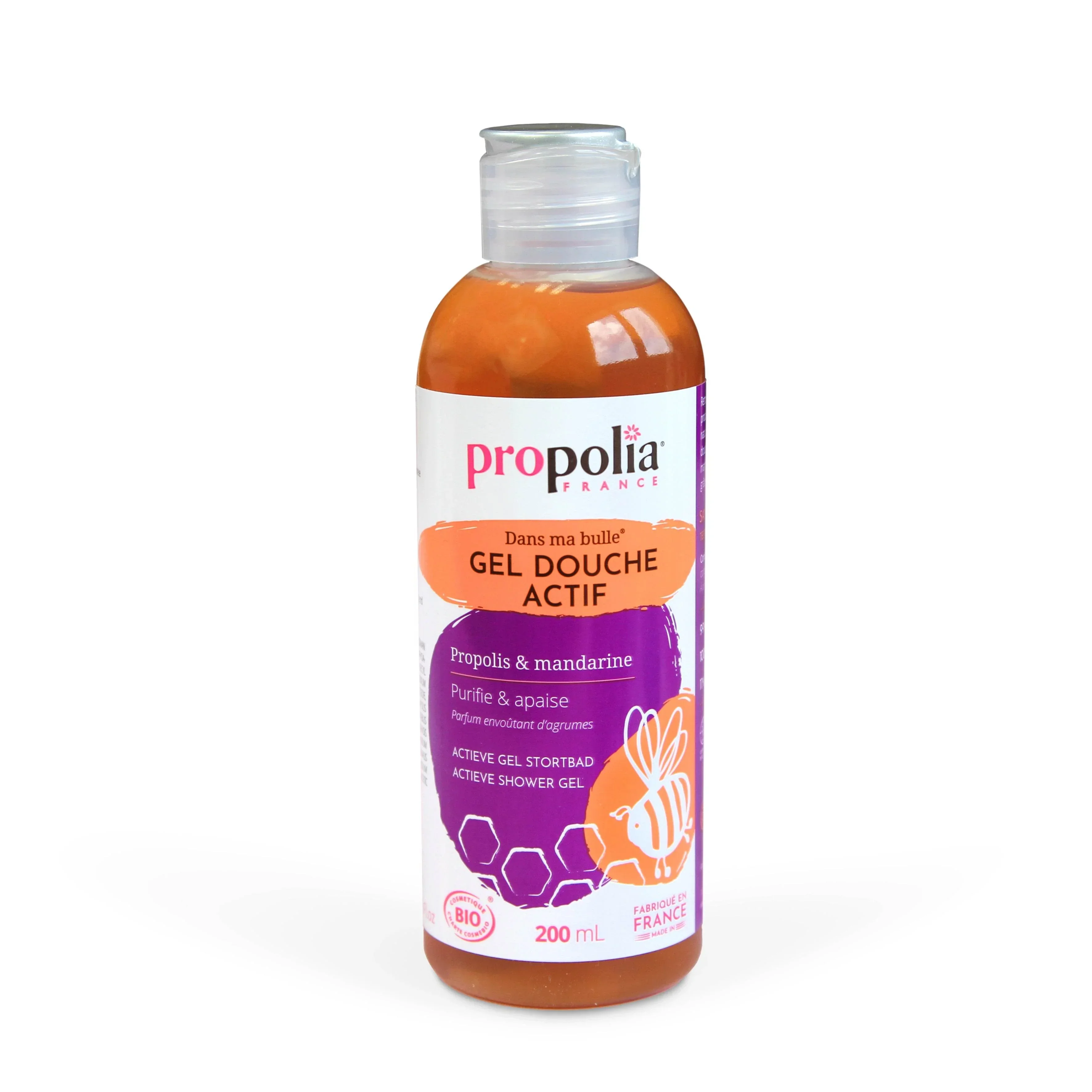 Active Propolis & Mandarin Shower Gel SLS / SLES Free - Image 3