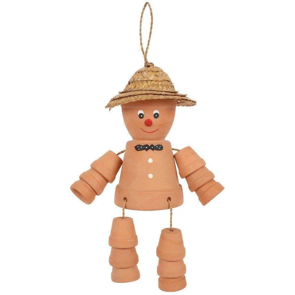 Terracotta Pot Man and Planter - Image 4